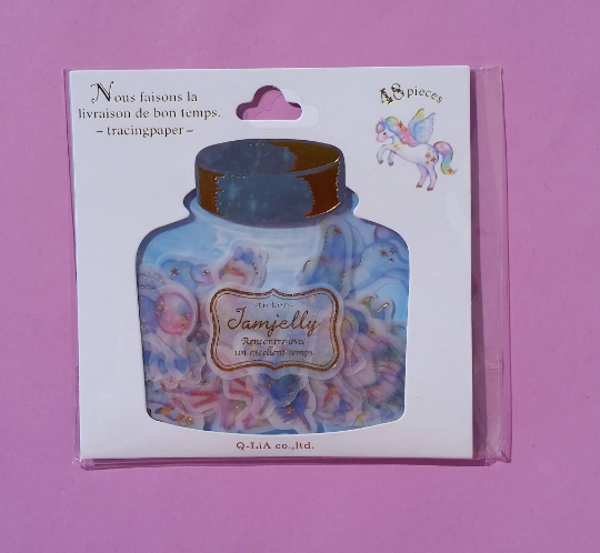 Pastel Fantasy Sticker Flakes - 48 pieces - The Crafts and Glitter Shop