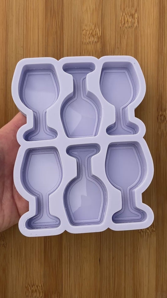 2.5 inch Wine Glass Silicone Mold