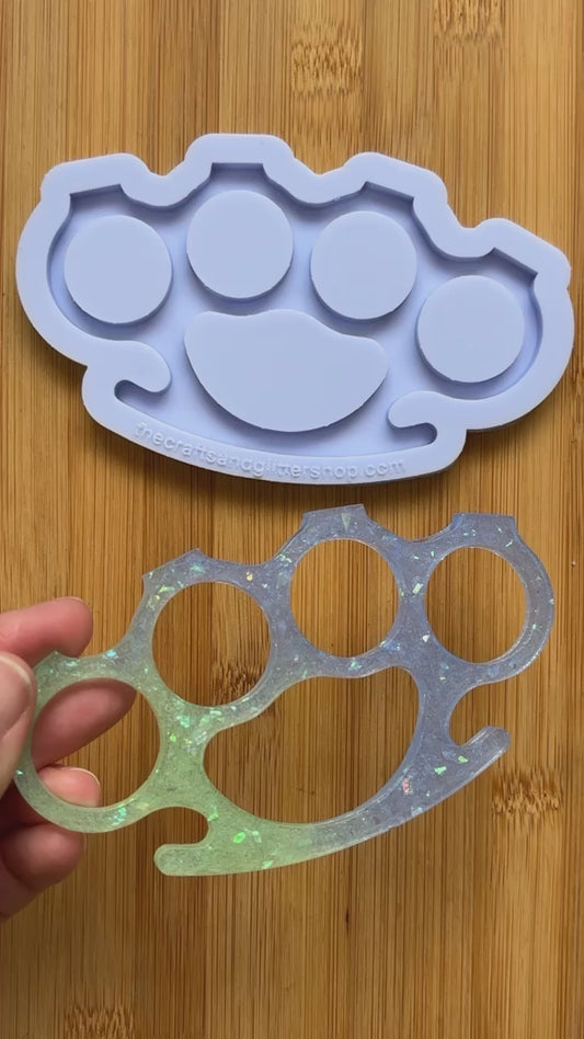 4.7" Brass Knuckles Silicone Mold