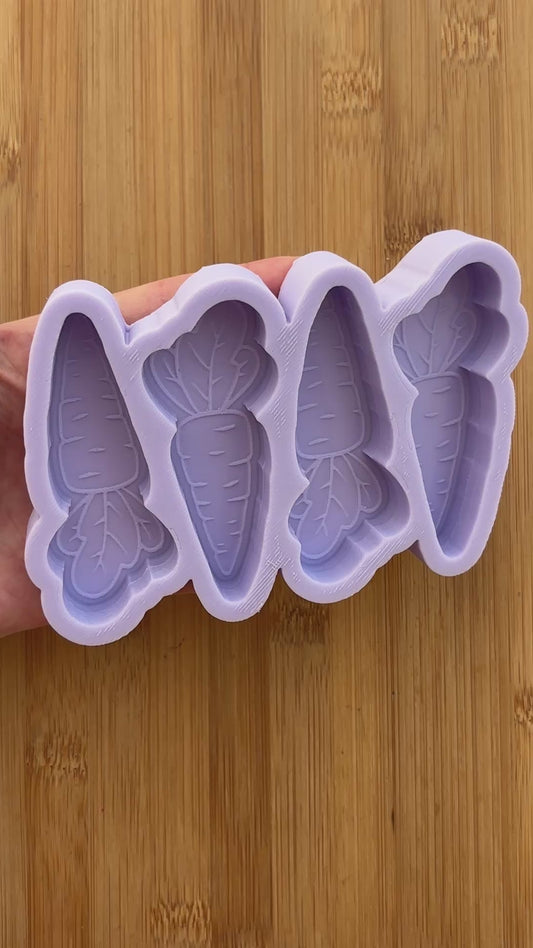 3 inch Carrot Silicone Mold