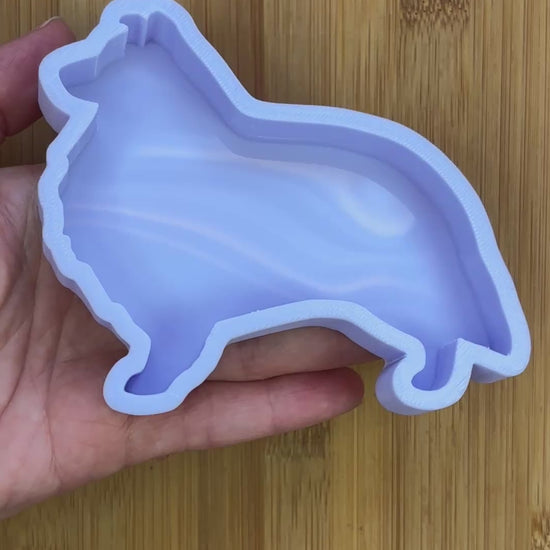 Shetland Sheepdog Silicone Mold with 1 cavity