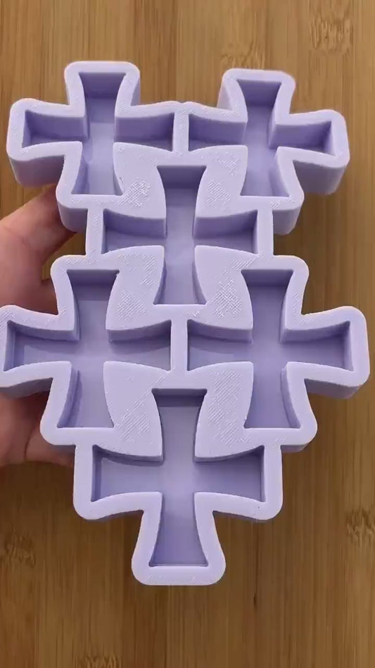 2 inch Swiss Cross Silicone Mold