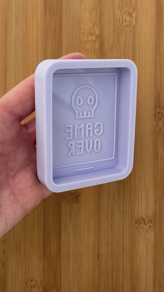 3 inch Game Over Silicone Mold
