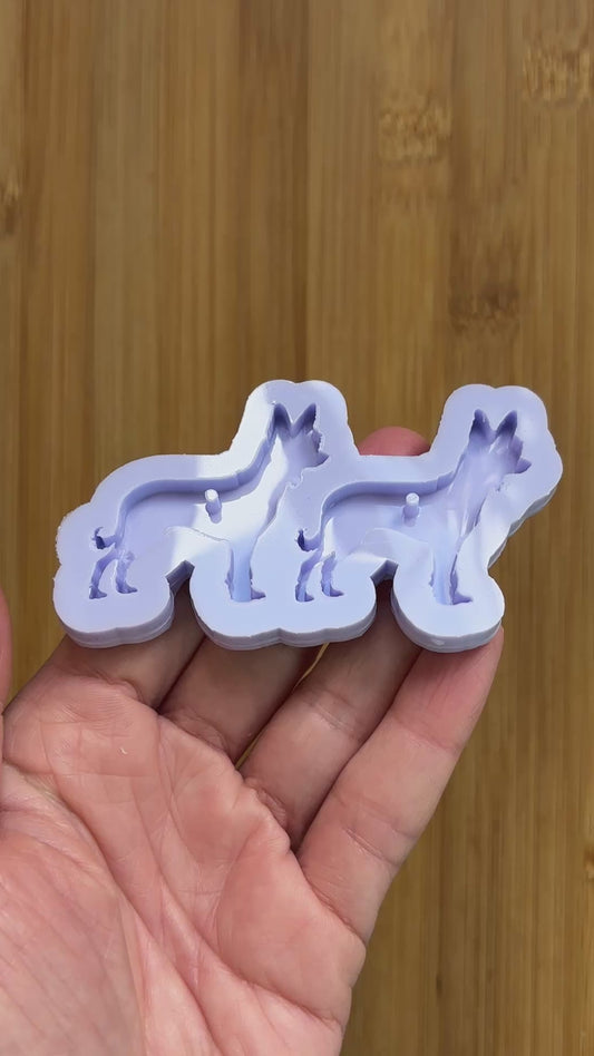 Chinese Crested Powder Puff Silicone Mold