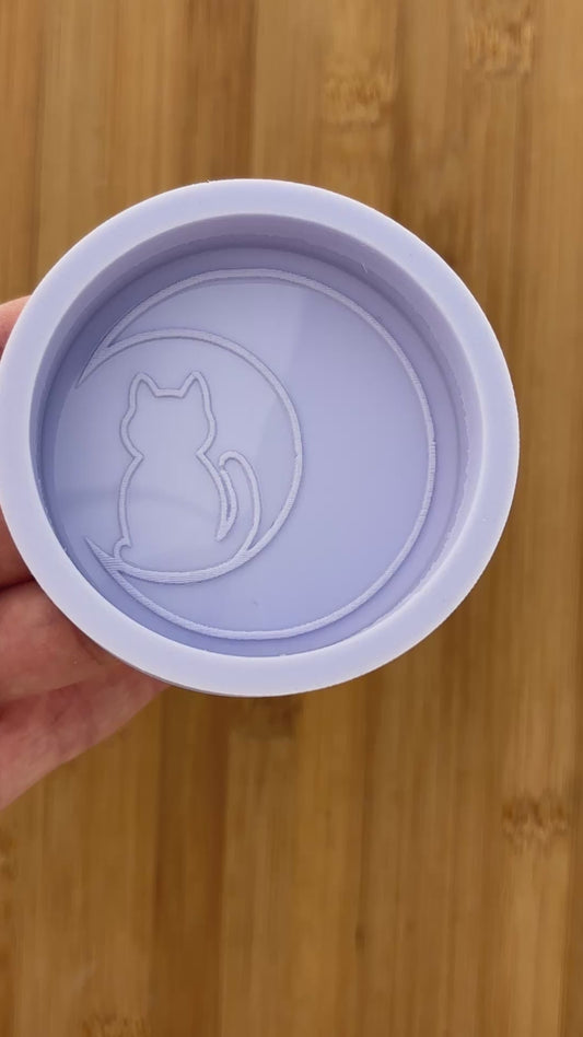 Cat Crescent Moon Silicone Mold