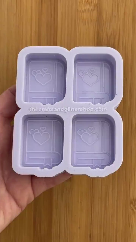 1.5 inch Romance Book Silicone Mold