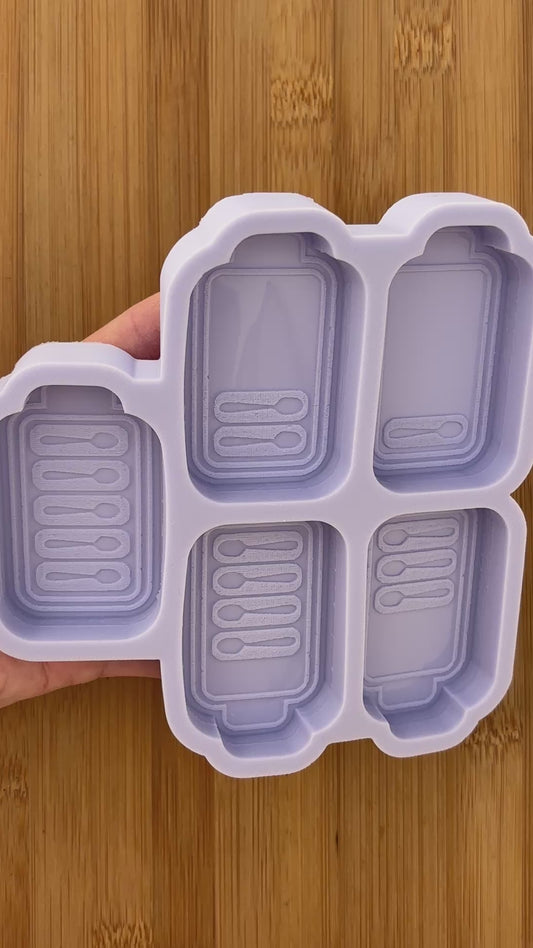 Spoons Battery Silicone Mold