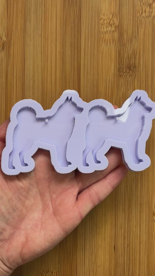 Norwegian Elkhound Silicone Mold