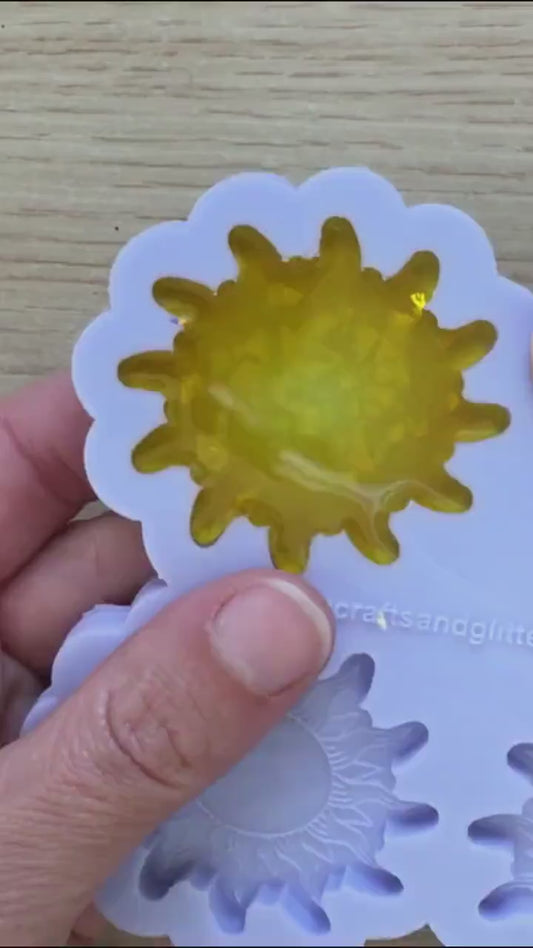 2" Sun Silicone Mold