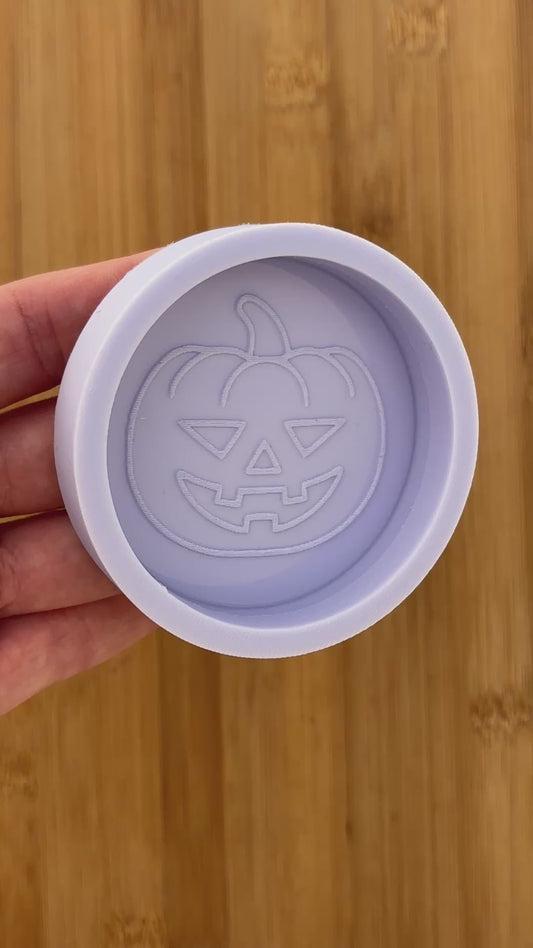 2.5 inch Carved Pumpkin Silicone Mold