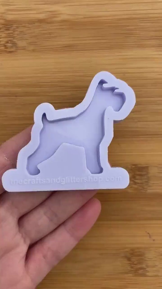 Schnauzer Silicone Mold