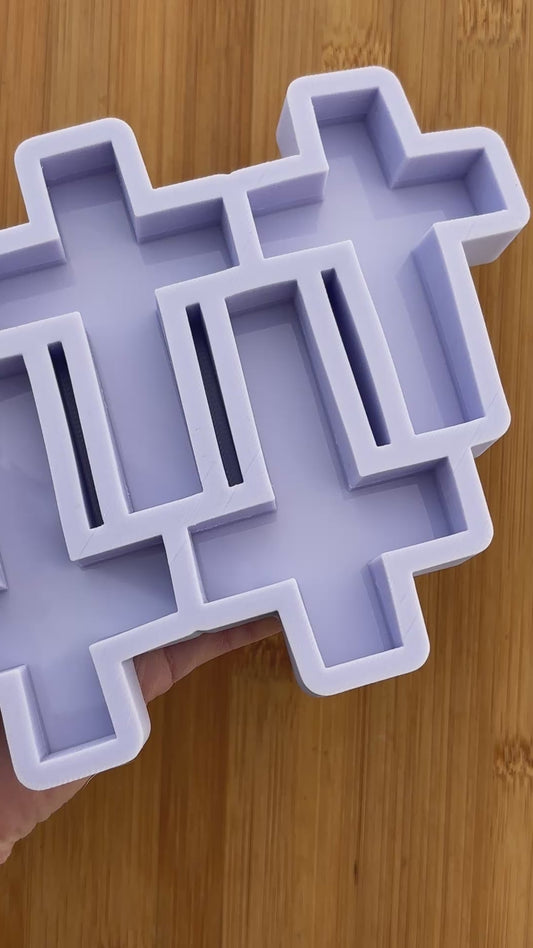 3" Cross Silicone Mold