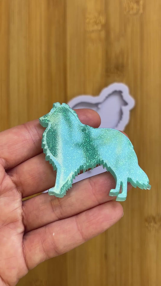 6cm Sheltie Silicone Mold