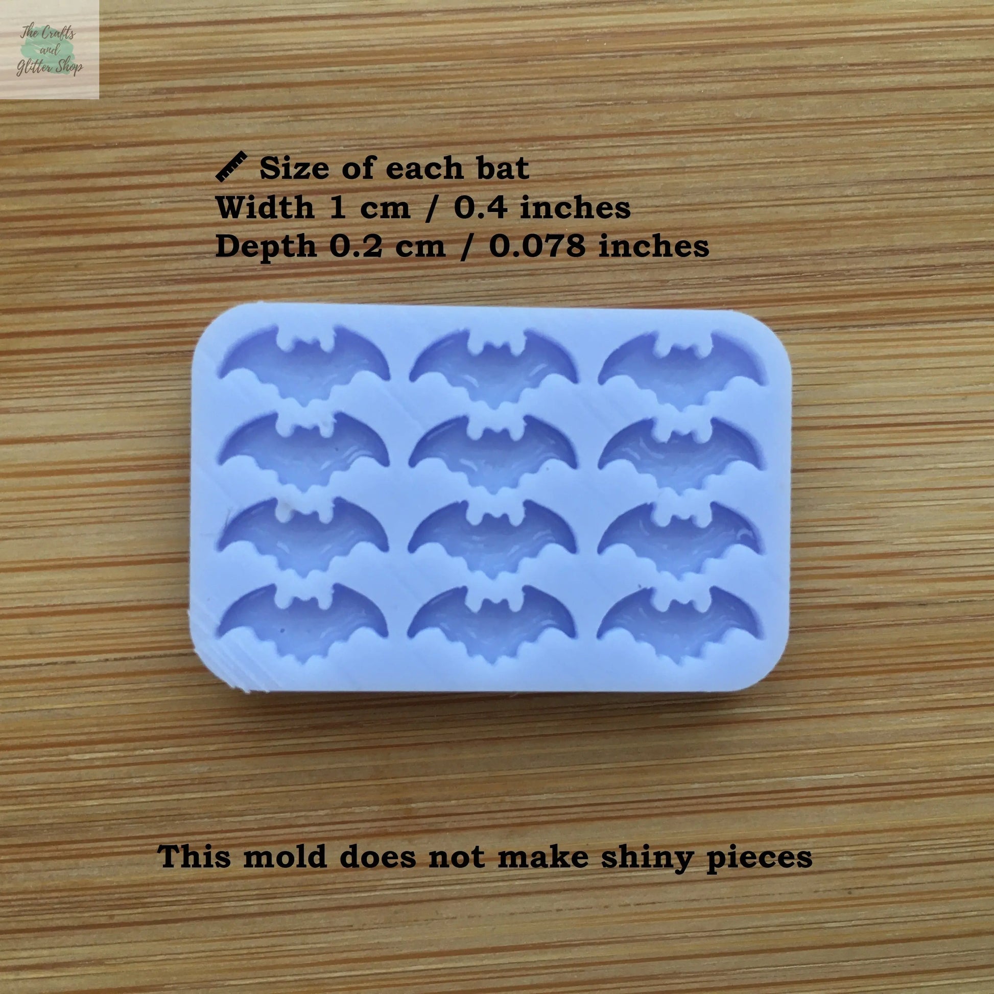 1 cm Bats Silicone Mold - The Crafts and Glitter Shop