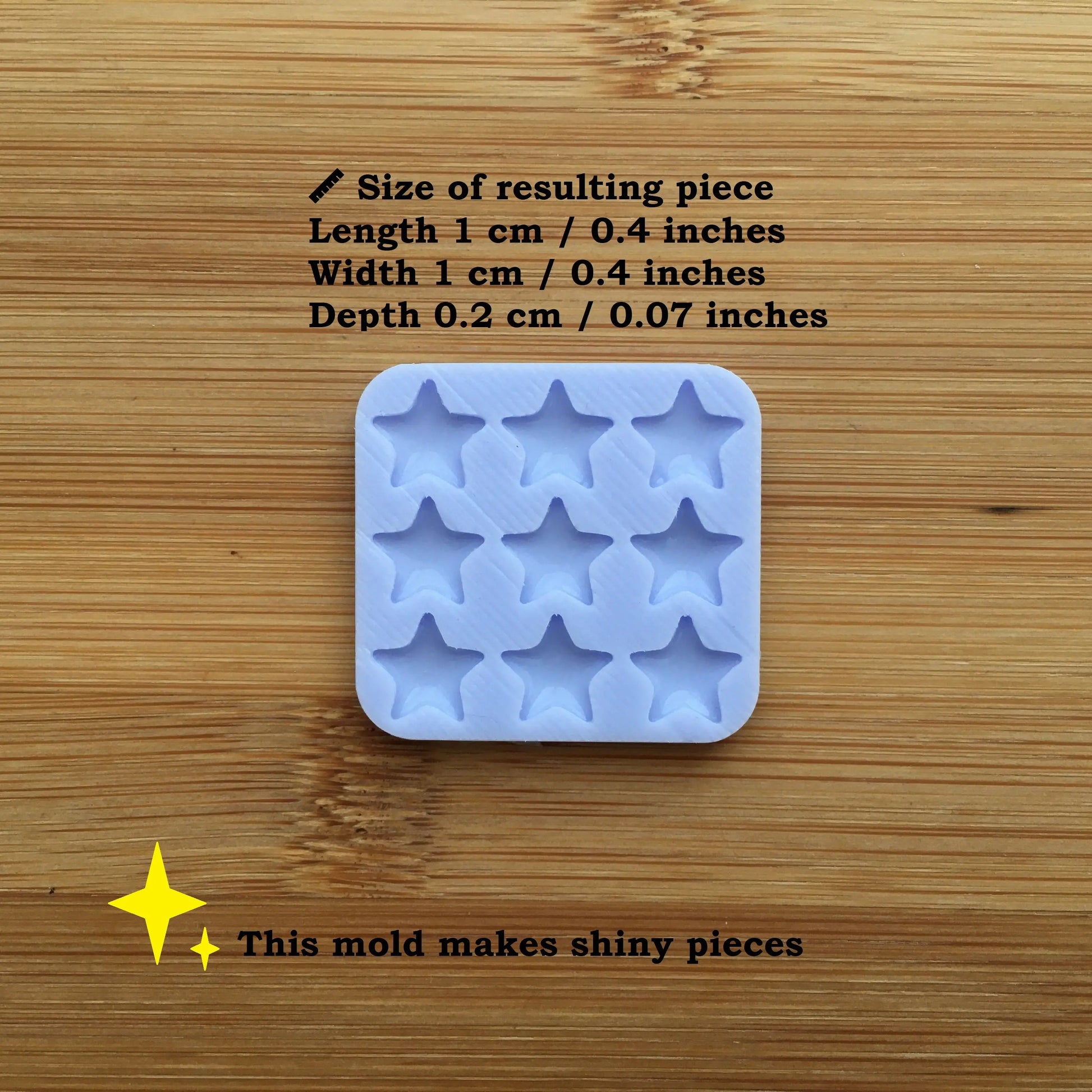 1 cm Star Silicone Mold - The Crafts and Glitter Shop