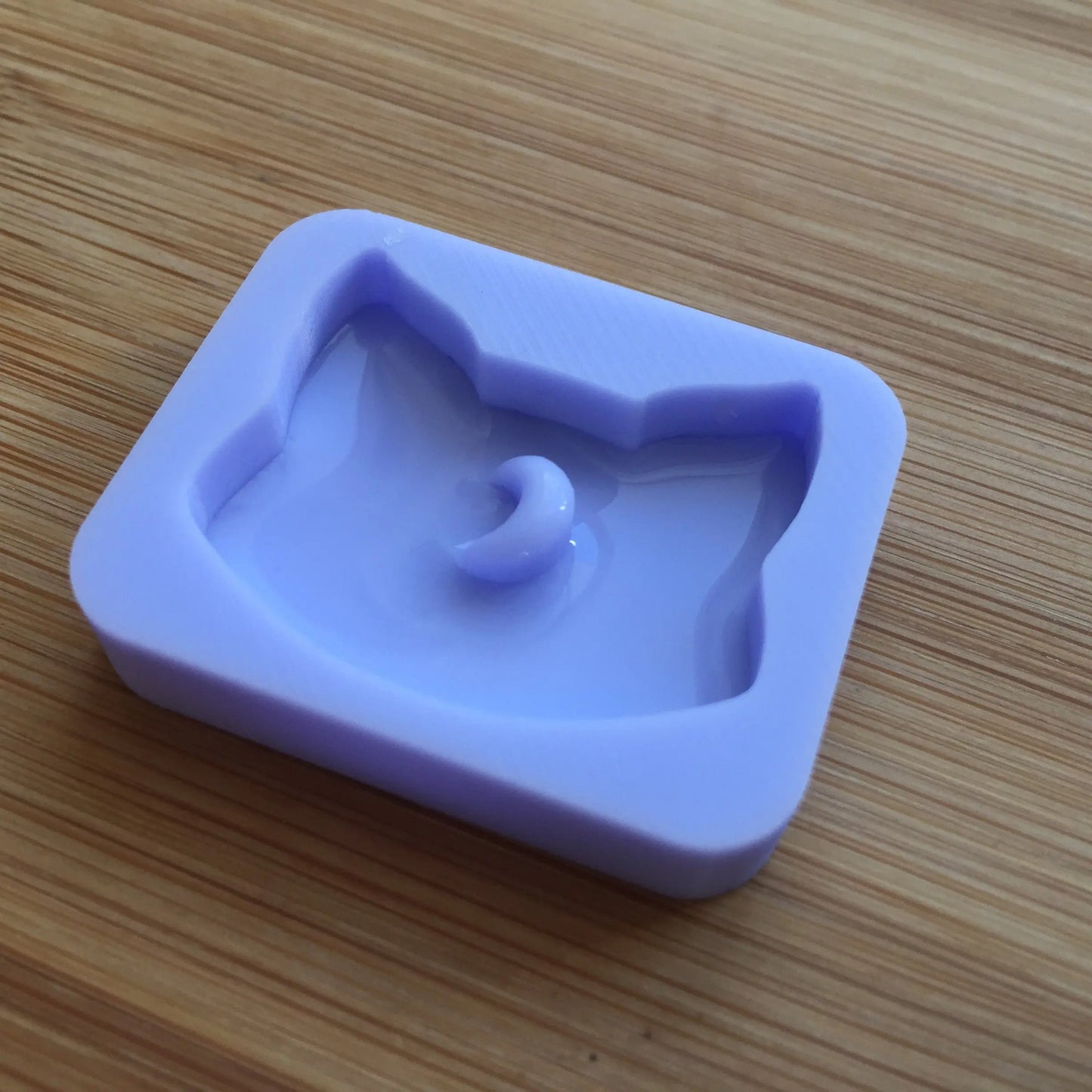 1 inch Moon Cat Silicone Mold