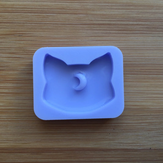 1 inch Moon Cat Silicone Mold