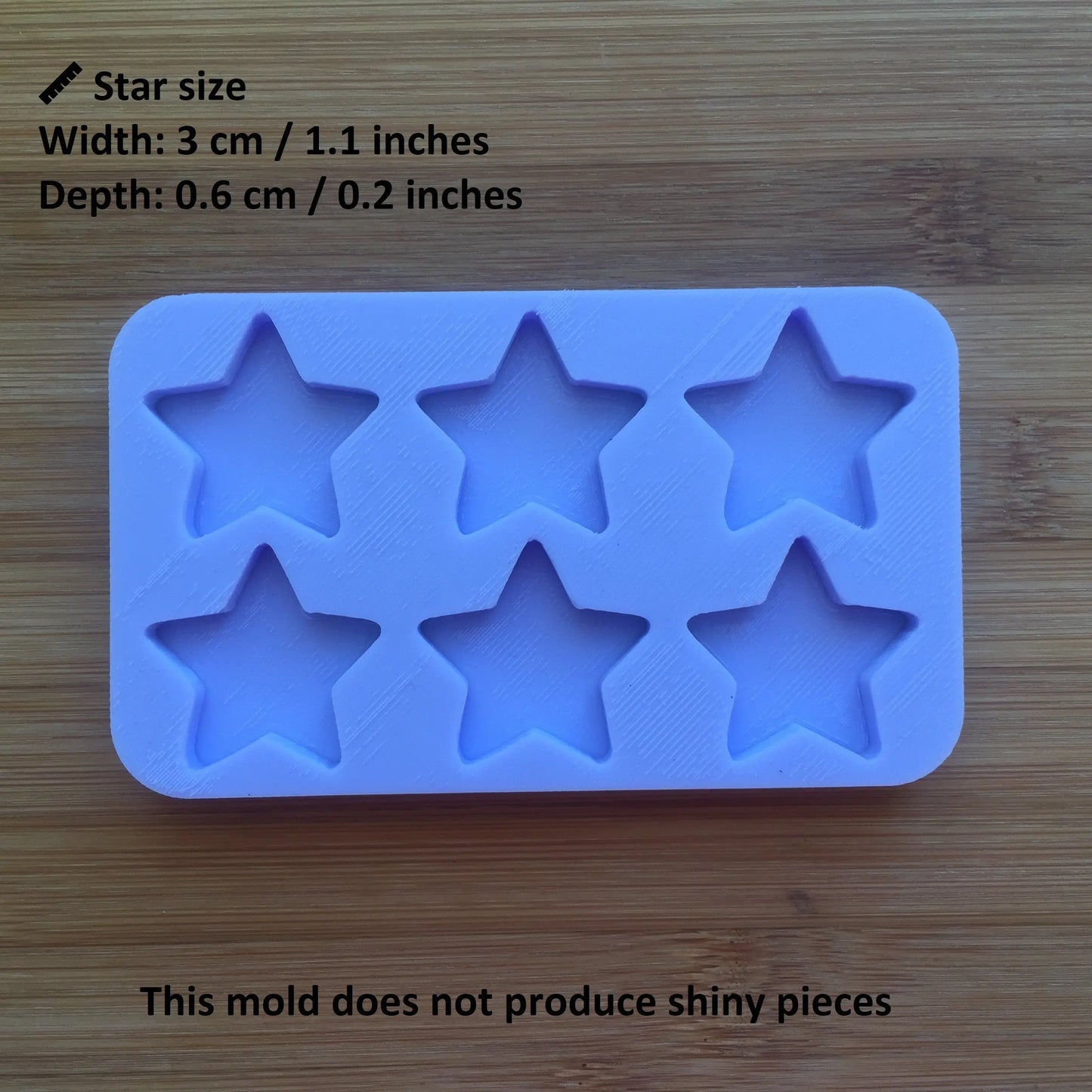 1 inch Star Silicone Mold