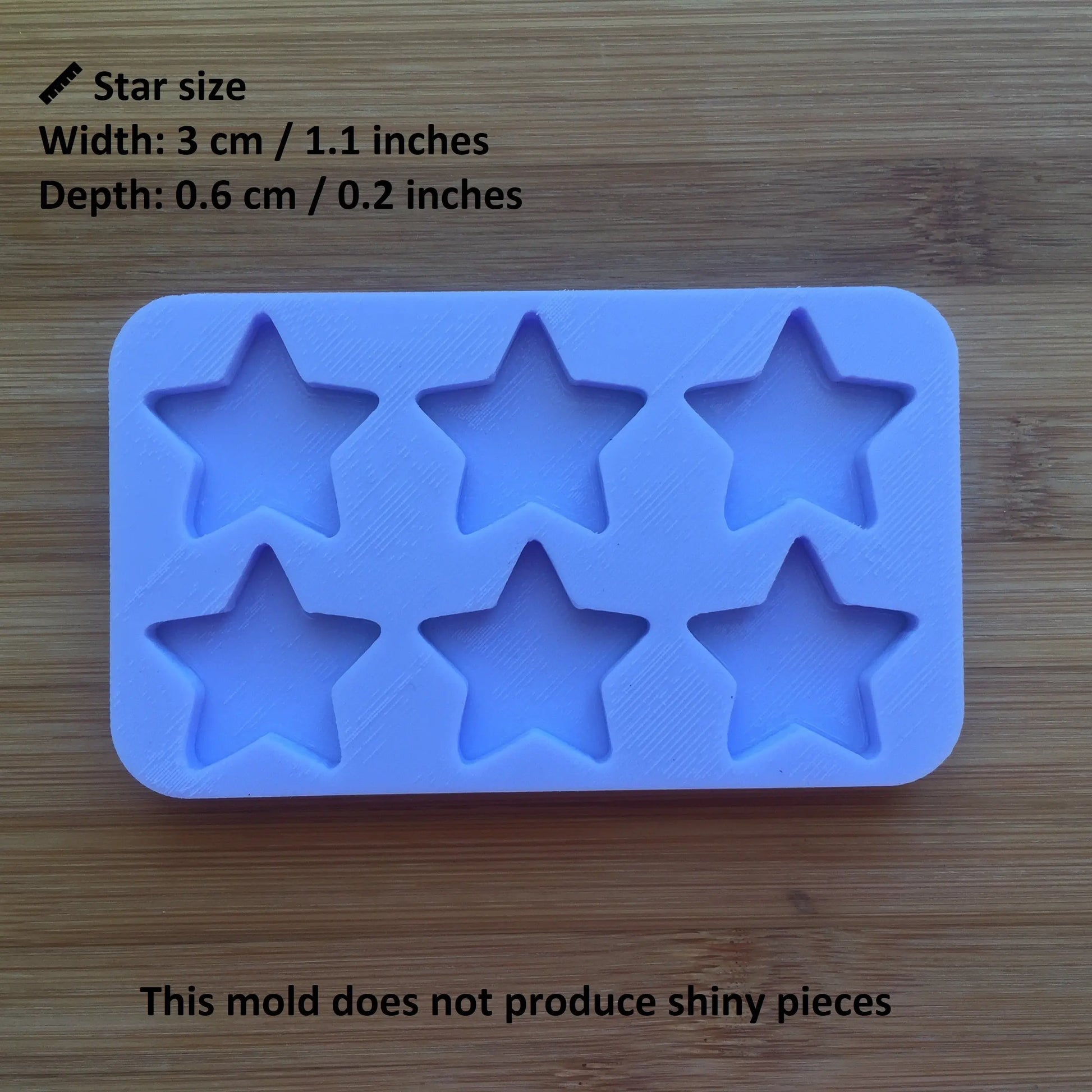 1 inch Star Silicone Mold