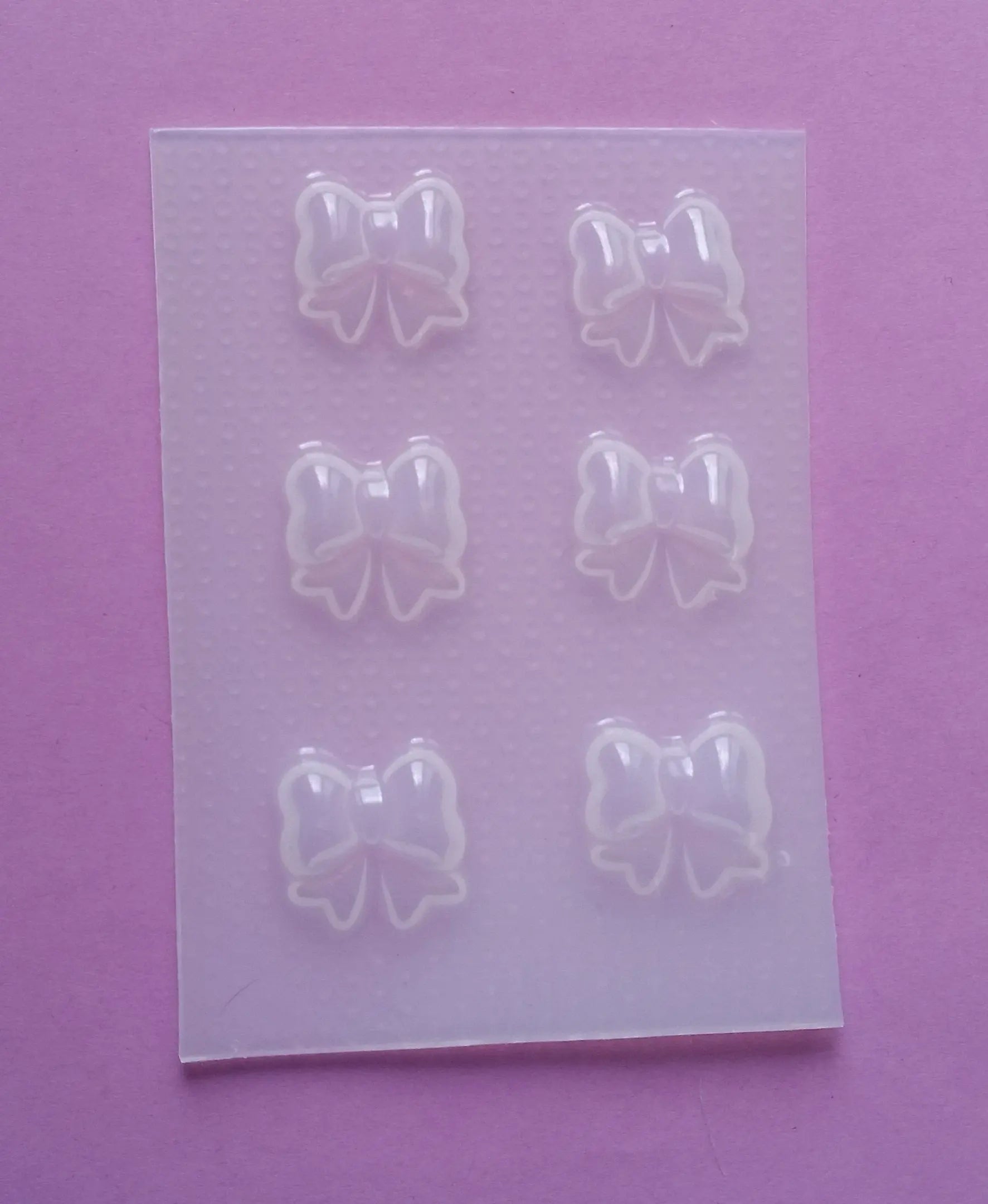 1.2 cm Small Kawaii Bows Plastic Mold 🎀 The Crafts and Glitter Shop