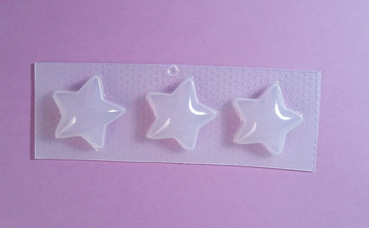 1.2 inch Chunky Star Plastic Mold The Crafts and Glitter Shop