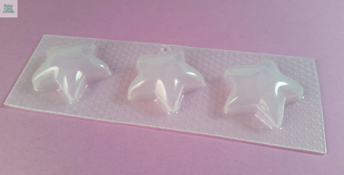 1.2 inch Chunky Star Plastic Mold The Crafts and Glitter Shop