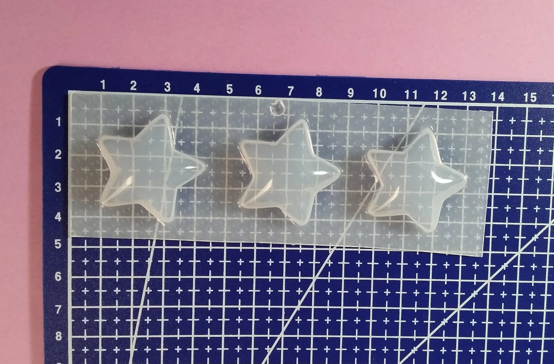 1.2 inch Chunky Star Plastic Mold The Crafts and Glitter Shop