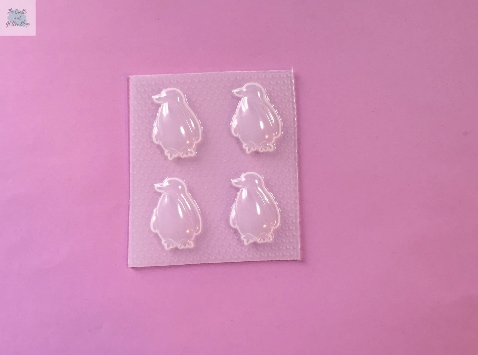 1.2" Penguin Plastic Mold The Crafts and Glitter Shop