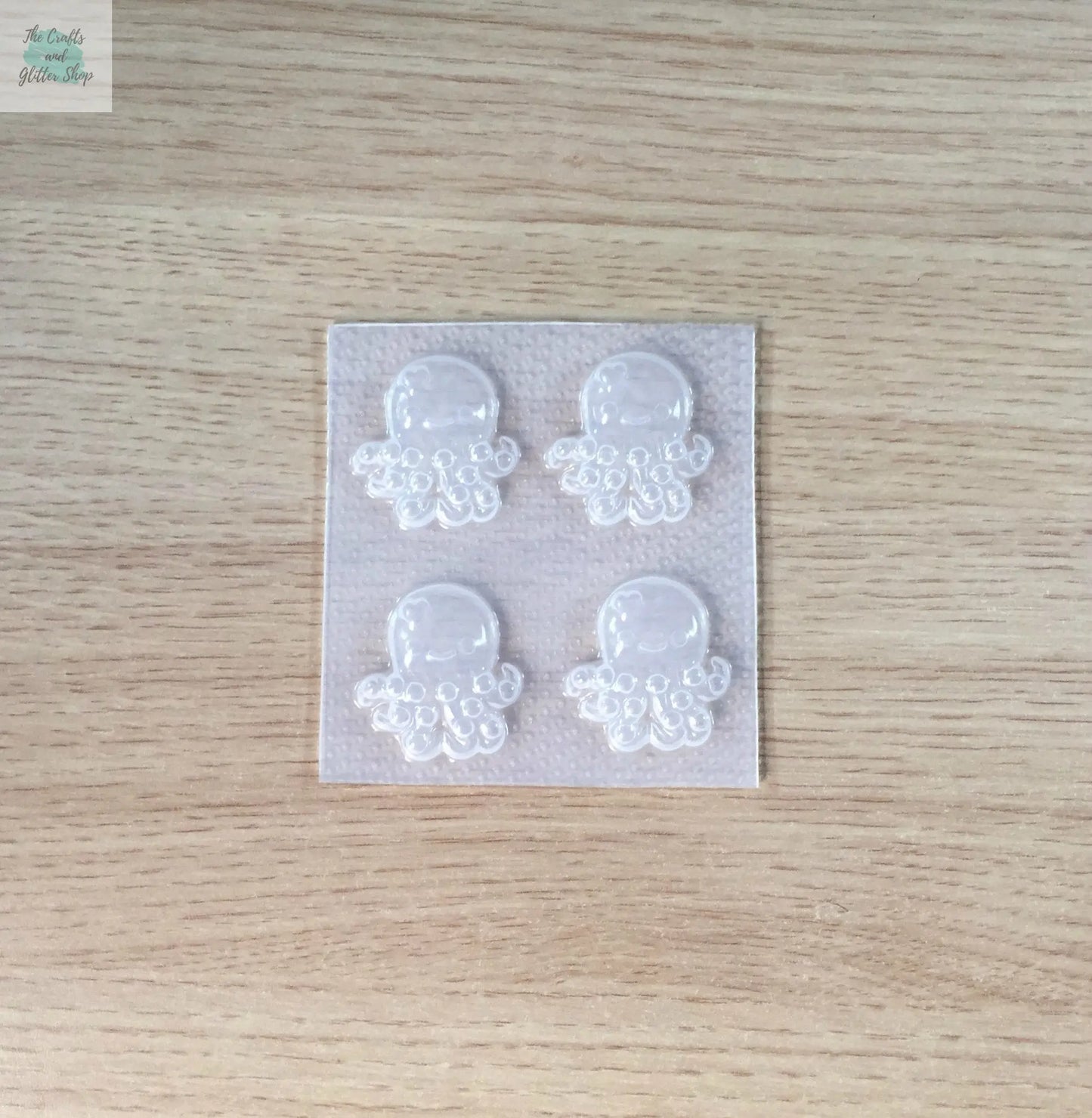 1.3" Octopus Plastic Mold The Crafts and Glitter Shop