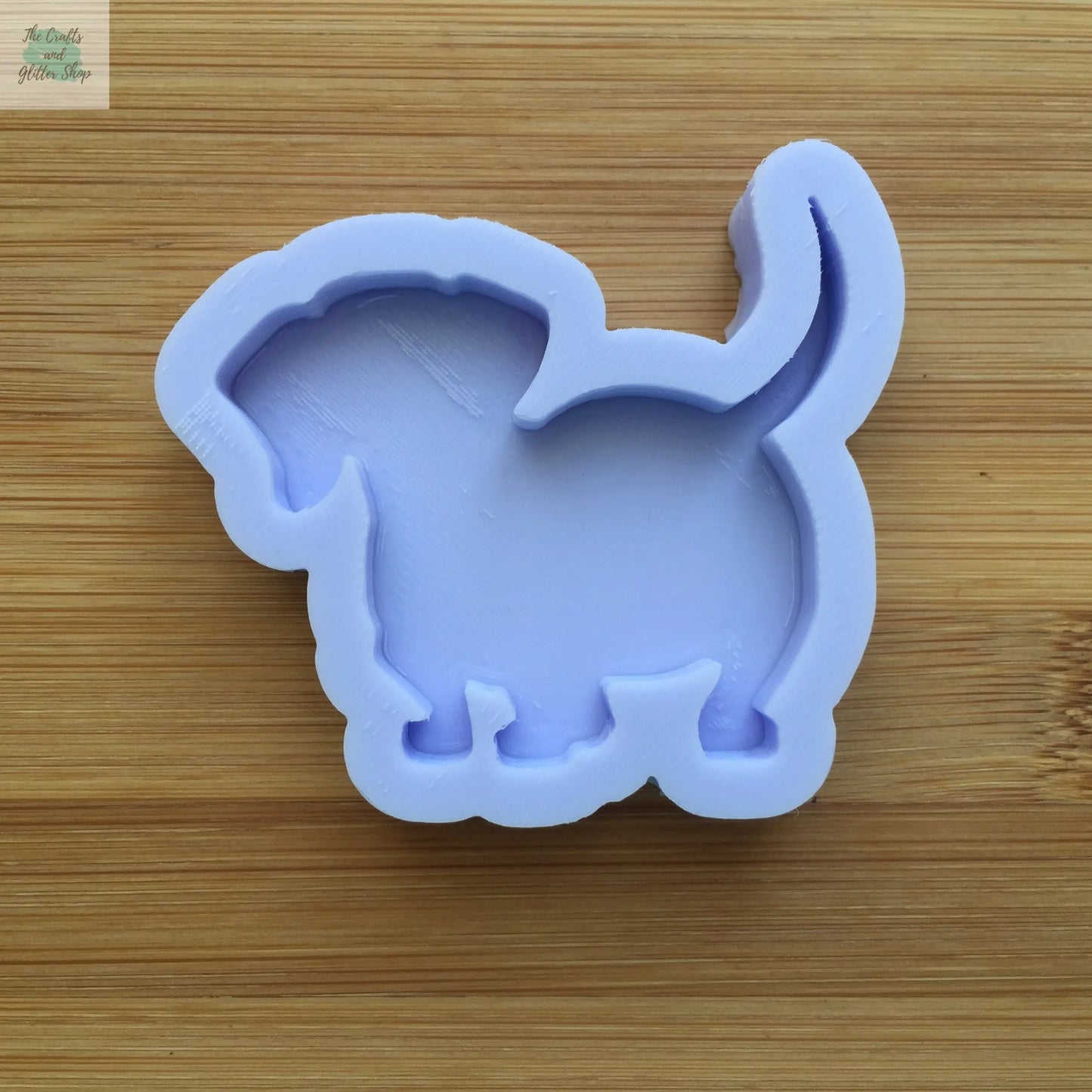 1.5 inch Dachshund Silicone Mold The Crafts and Glitter Shop