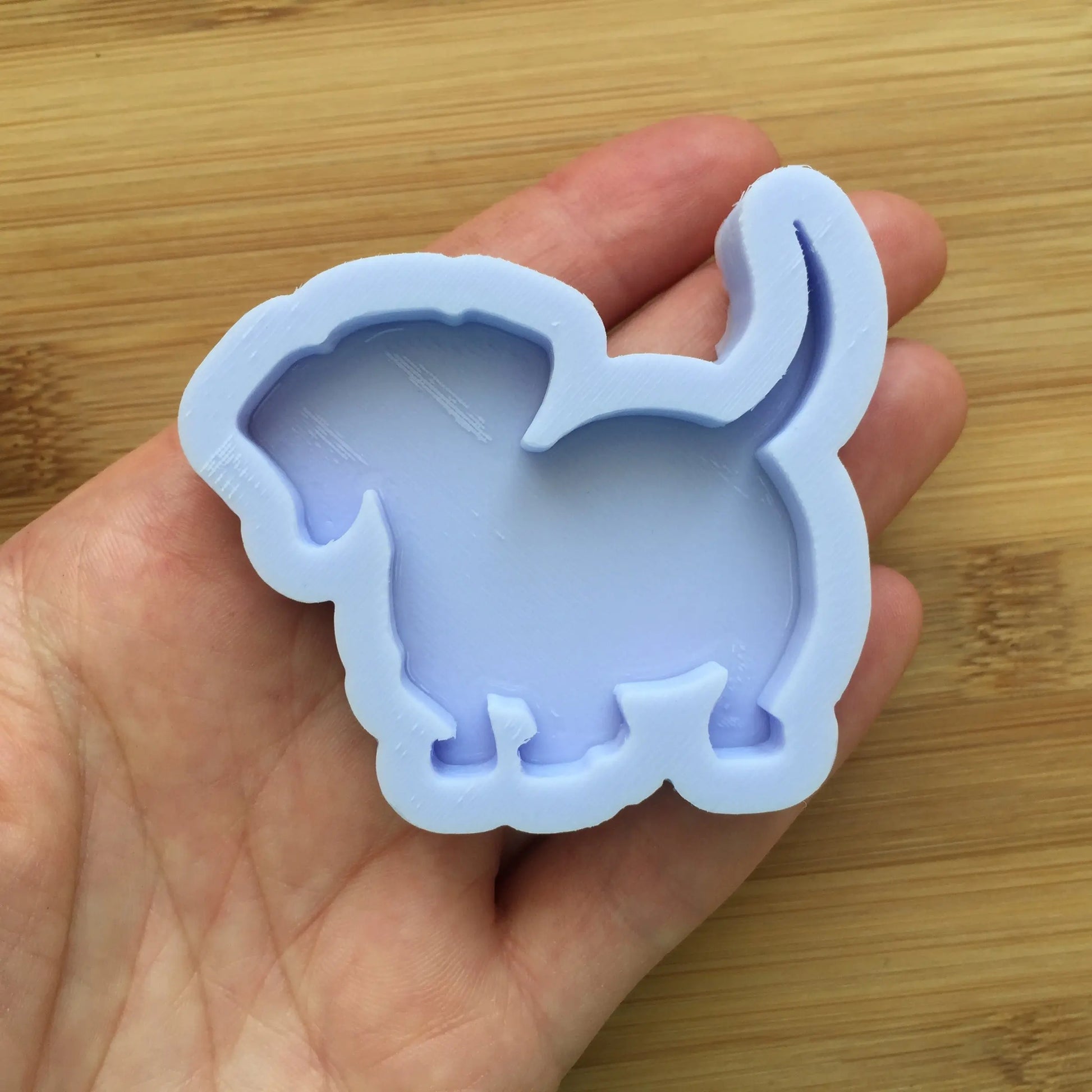 1.5 inch Dachshund Silicone Mold The Crafts and Glitter Shop