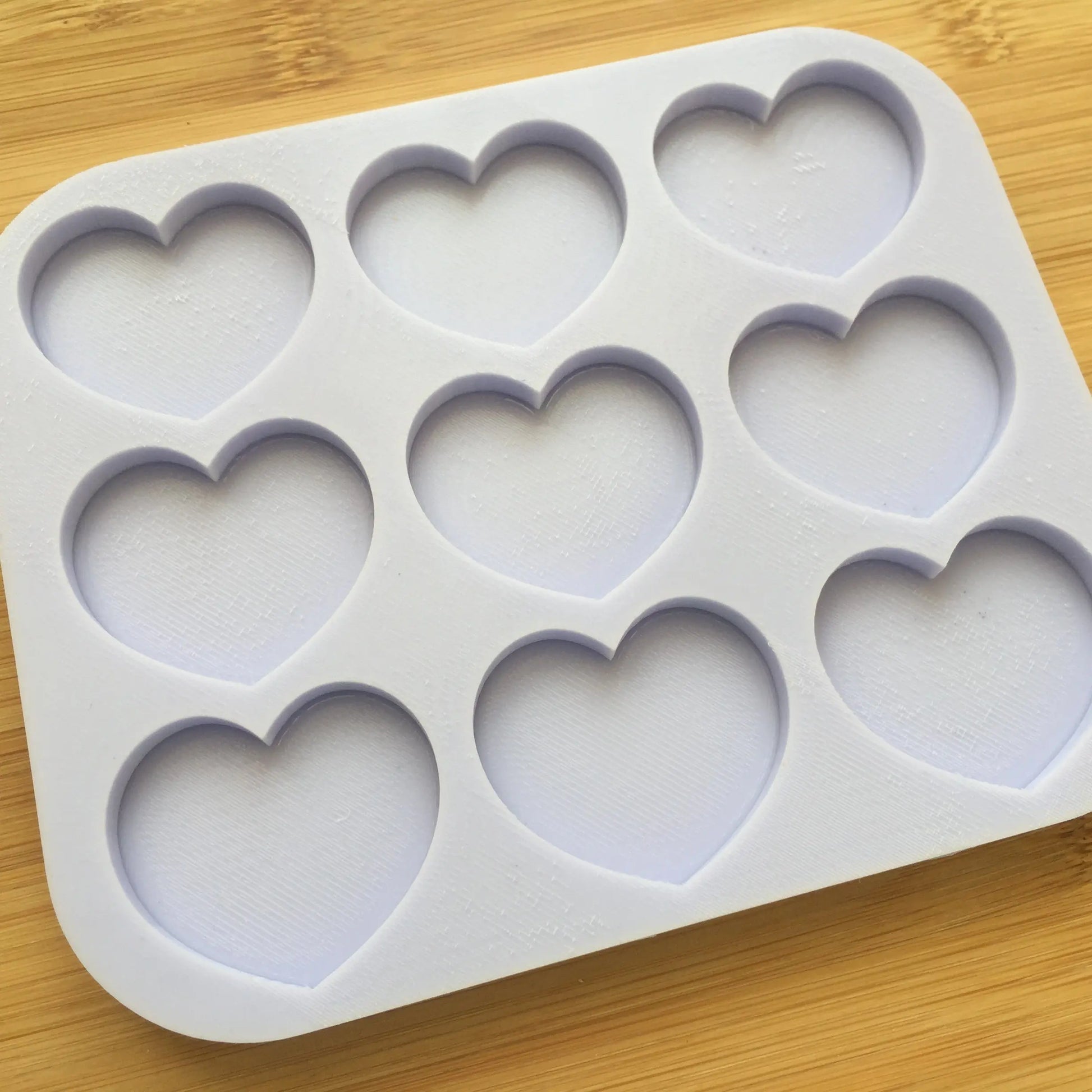 1.5 inch Heart Silicone Mold The Crafts and Glitter Shop