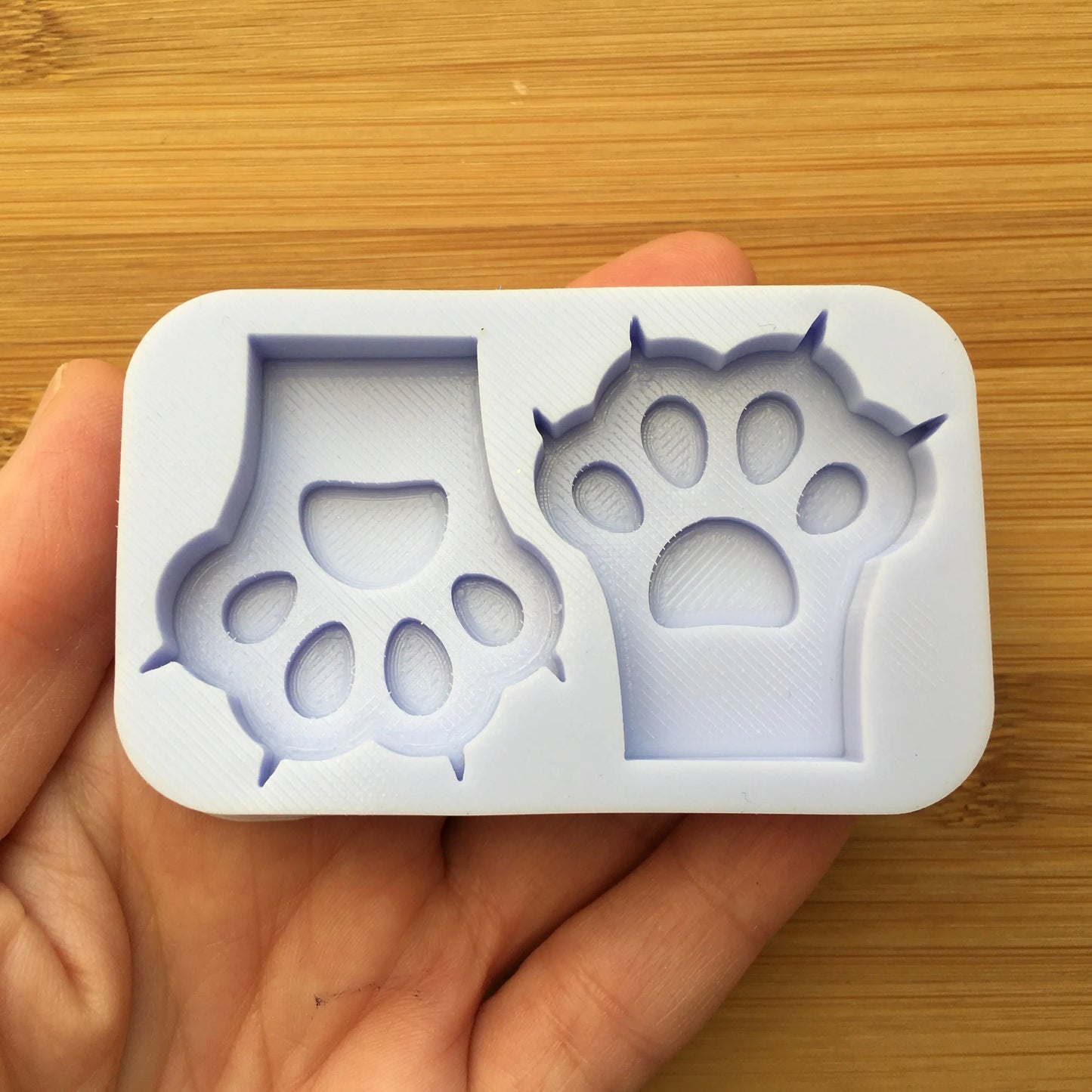 1.5 inch Kitten Paws Silicone Mold - The Crafts and Glitter Shop