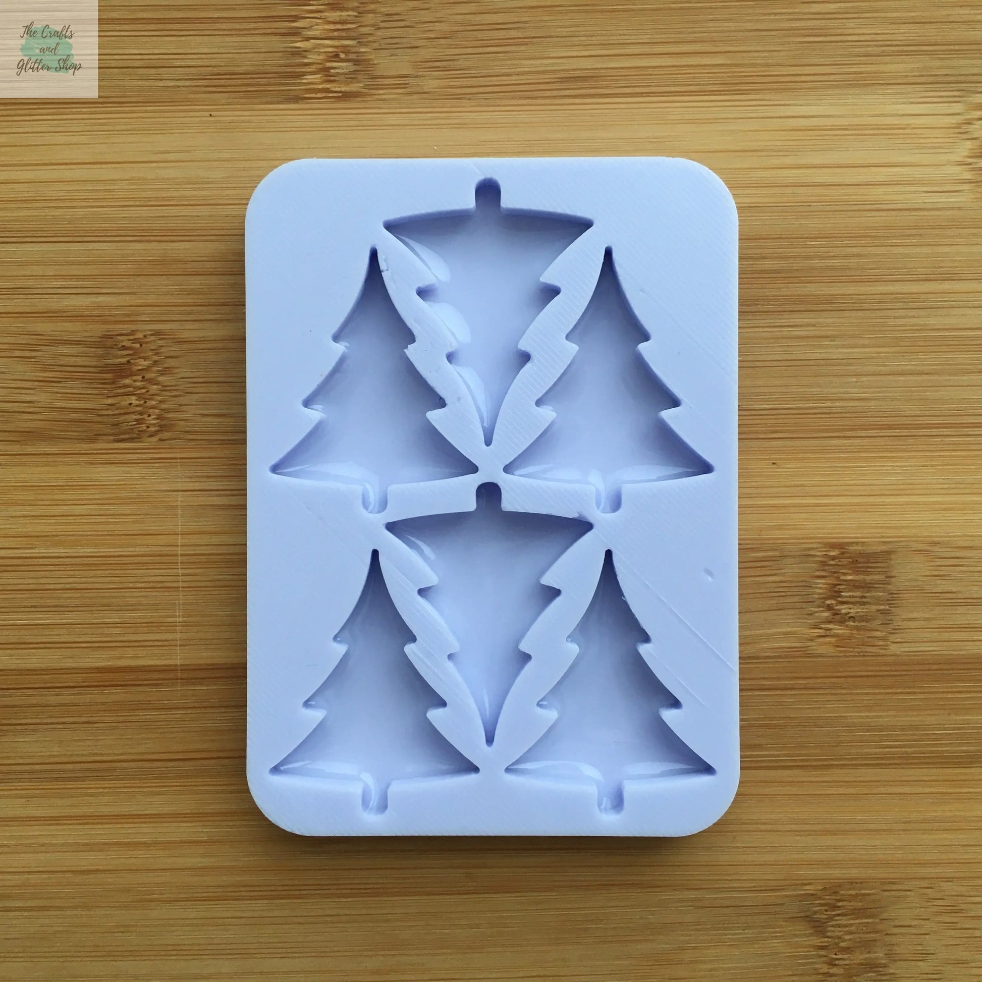 1.5 inch Winter Tree Silhouette Silicone Mold The Crafts and Glitter Shop