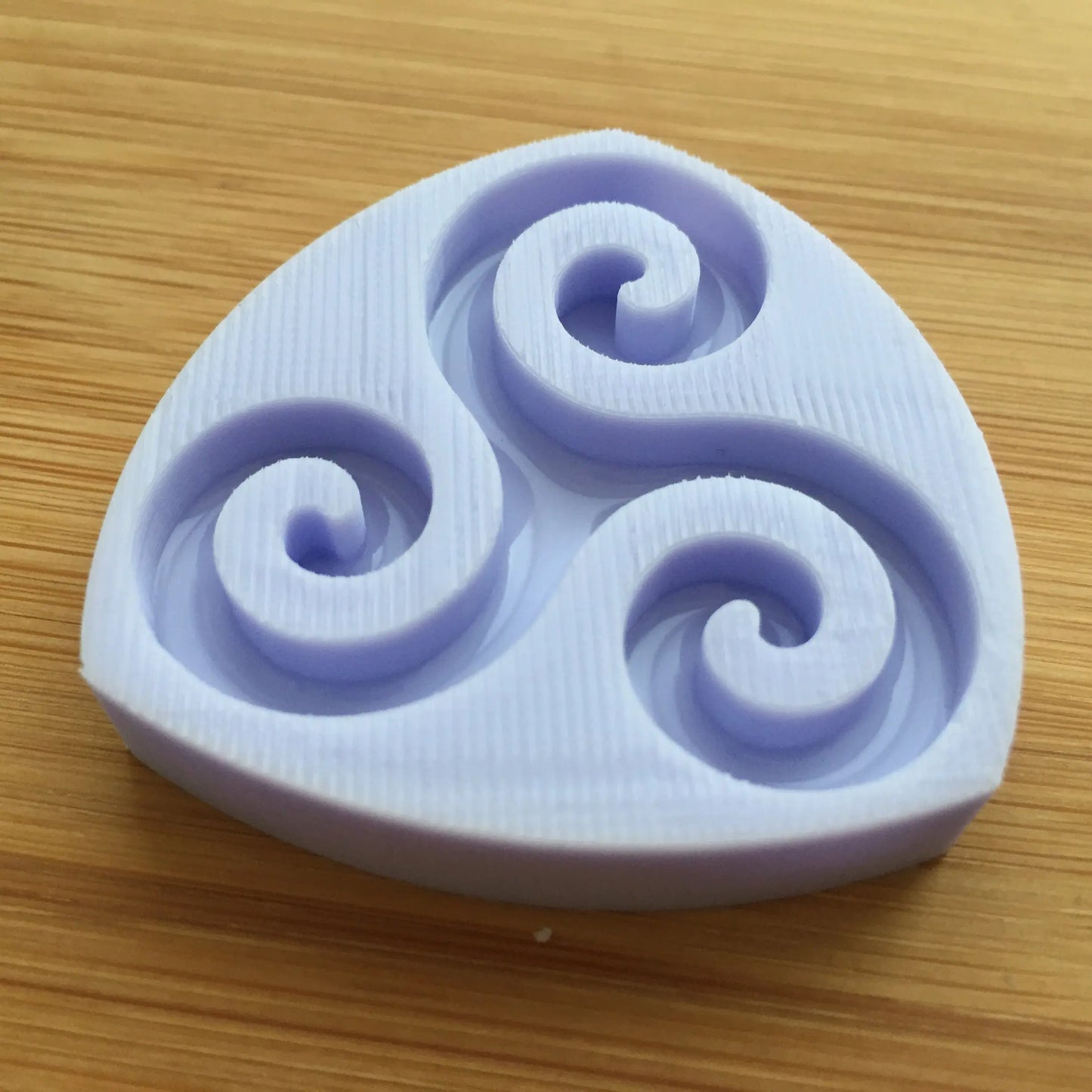 1.7" Triple Spiral Silicone Mold The Crafts and Glitter Shop
