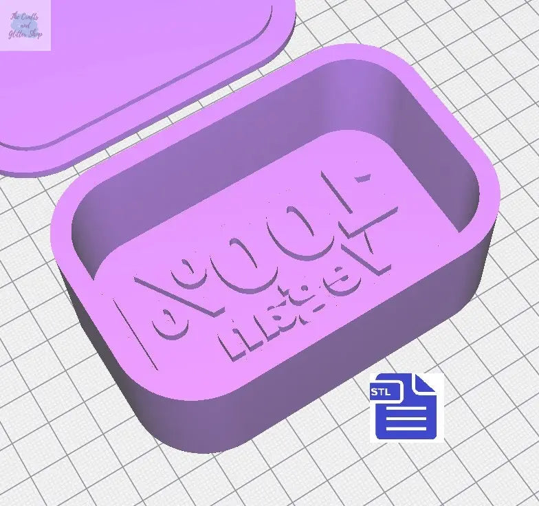 100% Vegan Bath Bomb Mold STL File - for 3D printing - FILE ONLY - Bath Bomb Press Mould - Shower Steamer Bar Mold