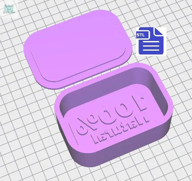 100% Natural Bath Bomb Mold STL File - for 3D printing - FILE ONLY - Bath Bomb Press Mould - Shower Steamer Bar Mold - The Crafts and Glitter Shop