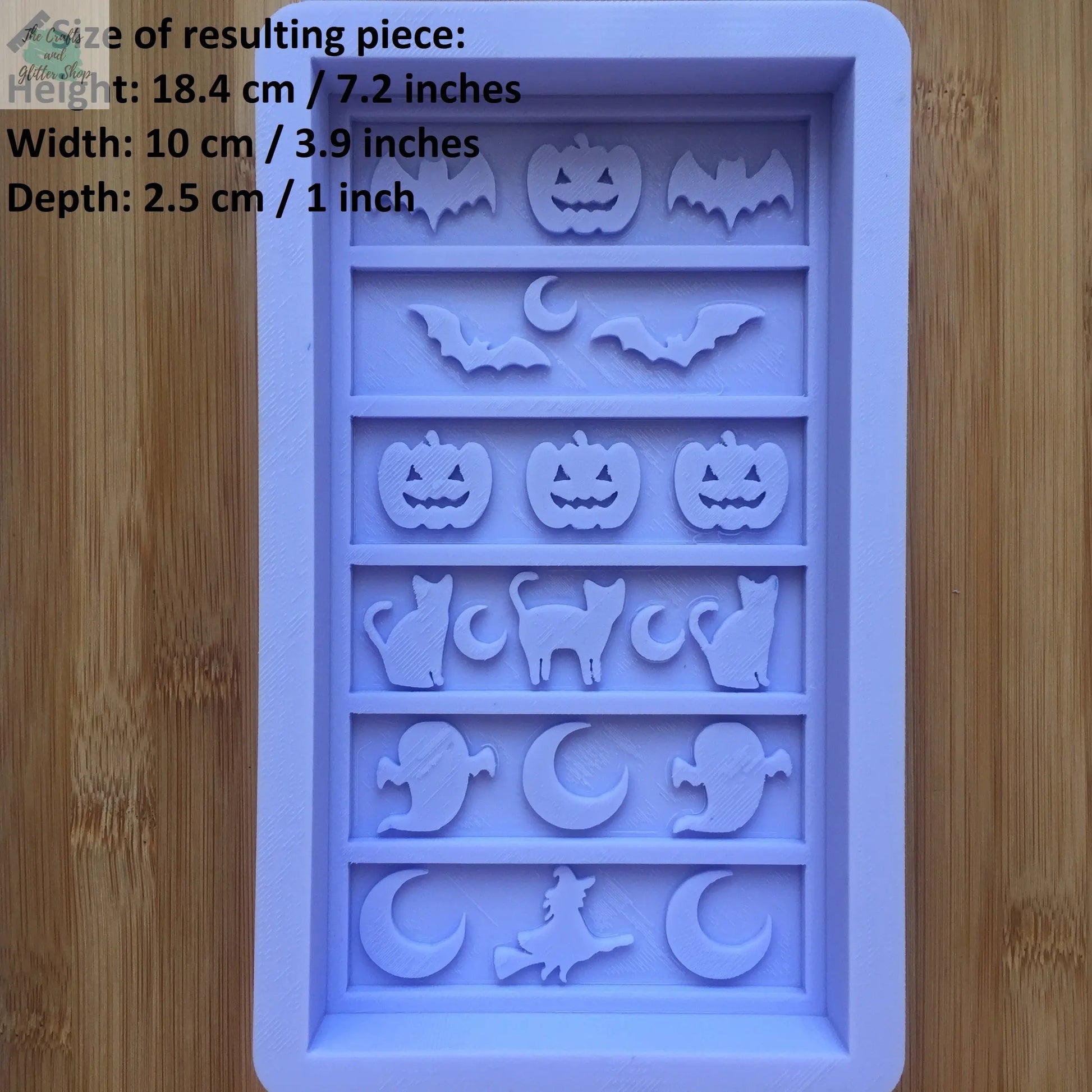 14.4 oz Creepy Snap Bar Silicone Mold The Crafts and Glitter Shop