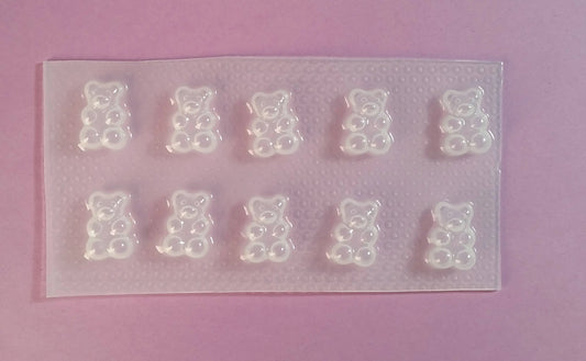 17mm Gummy Bear Plastic Mold The Crafts and Glitter Shop