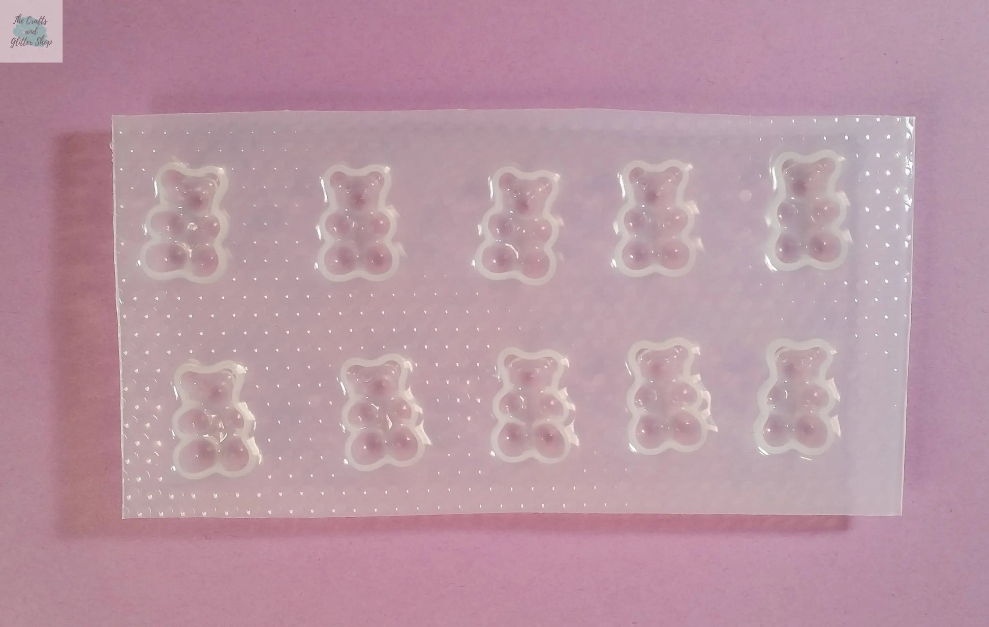 17mm Gummy Bear Plastic Mold The Crafts and Glitter Shop