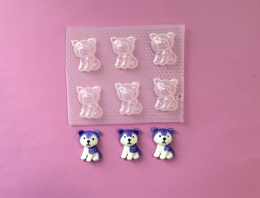 1" Dog Plastic Mold The Crafts and Glitter Shop