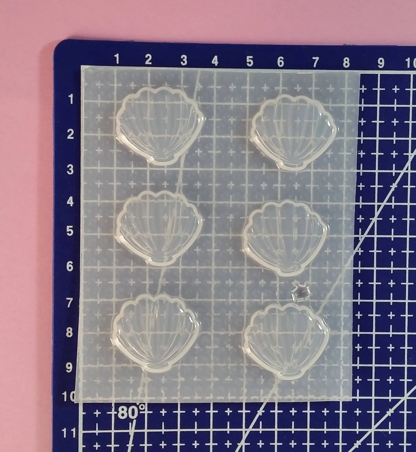 1" Sea Shell Plastic Mold The Crafts and Glitter Shop