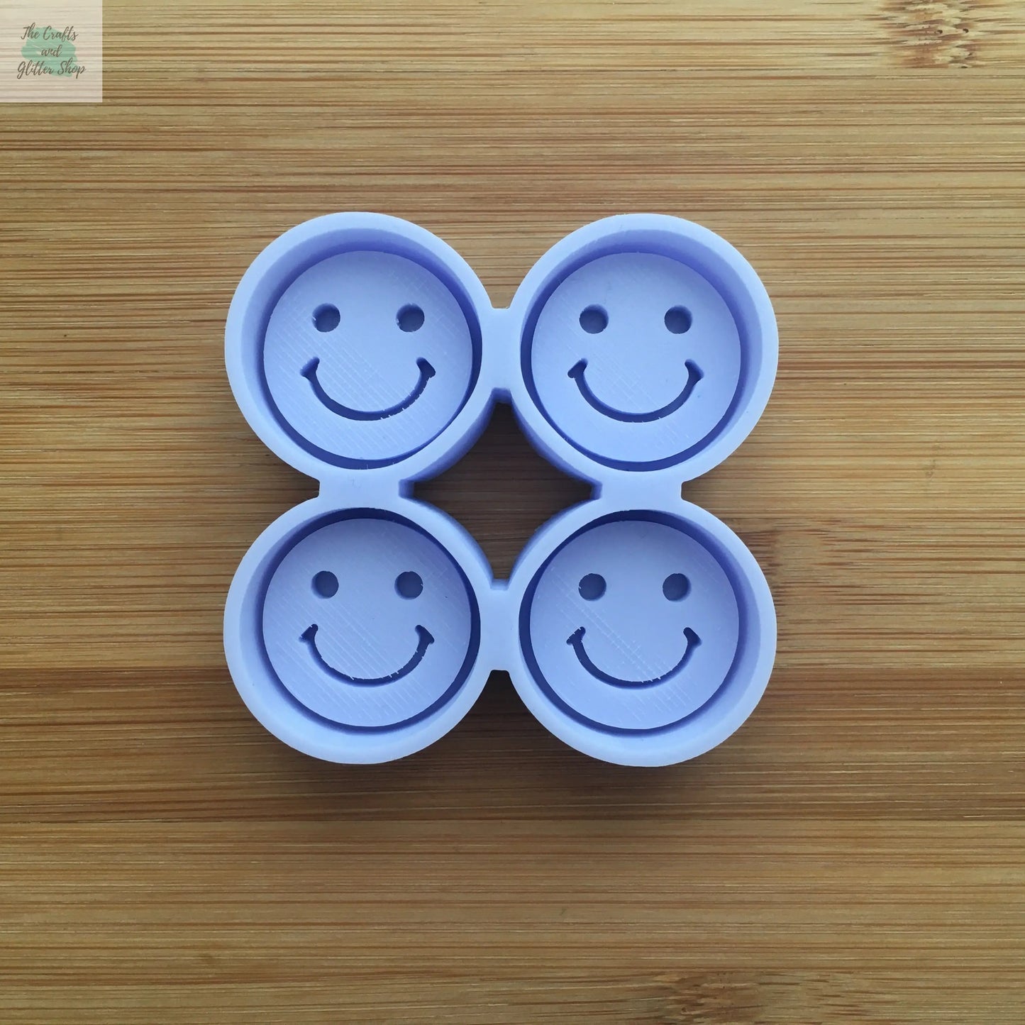 1" Smiley Face Silicone Mold - The Crafts and Glitter Shop