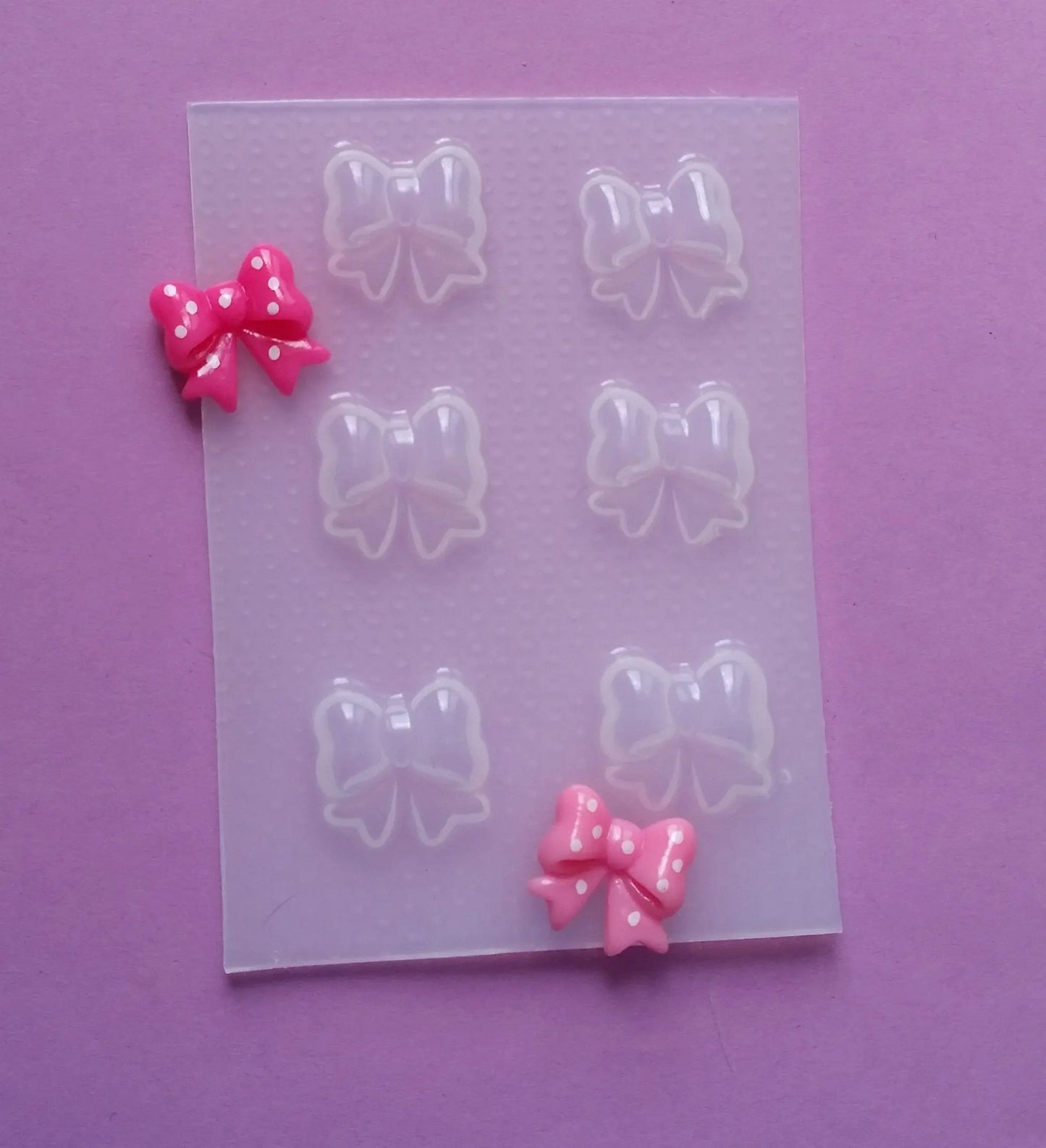 1.2 cm Small Kawaii Bows Plastic Mold