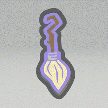 1pc Broom Bath Bomb Mold STL File - model for 3D printing - FILE ONLY to print your own mold for bath bombs solid shampoo shower steamers - The Crafts and Glitter Shop