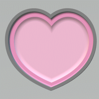 1pc Bubble Heart Bath Bomb Mold STL File