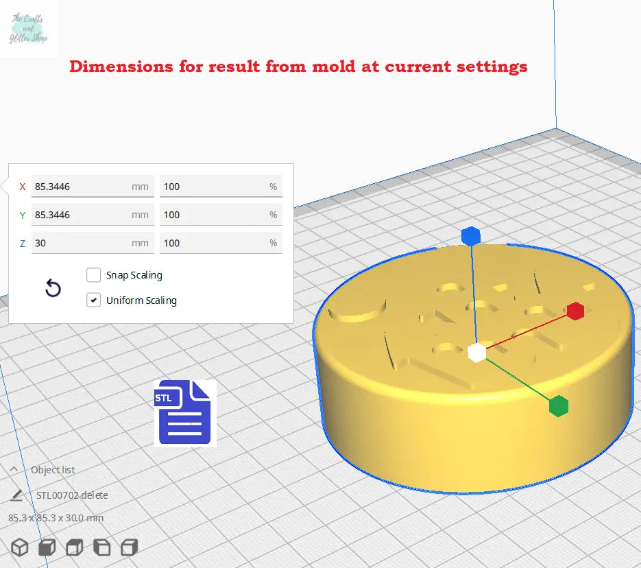 1pc Haunted House Bath Bomb Mold STL File - for 3D printing - FILE ONLY - The Crafts and Glitter Shop