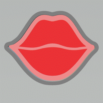 1pc Lips Bath Bomb Mold STL File