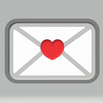 1pc Love Letter Bath Bomb Mold STL File