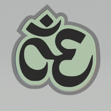 1pc Namaste Bath Bomb Mold STL File